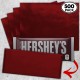 Burgundy Candy Bar Foil Sheets