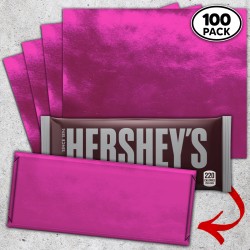 Fuchsia Candy Bar Foil Sheets
