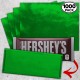 Green Candy Bar Foil Sheets