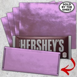 Lavender Candy Bar Foil Sheets
