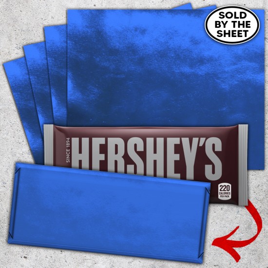 Medium Blue Candy Bar Foil Sheets