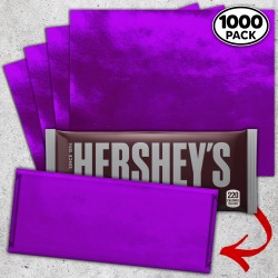 Purple Candy Bar Foil Sheets