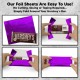 Purple Candy Bar Foil Sheets